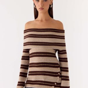 Nichola Knit Jumper - Ombre Tan