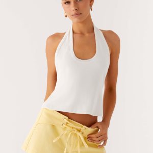 No Rush Top - White