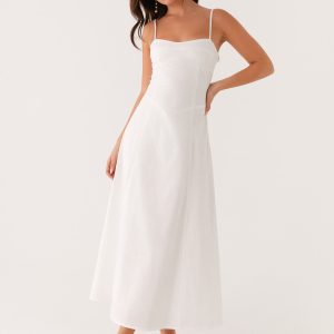 Noosa Midi Dress - White