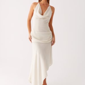 Nyra Midi Dress - Cream