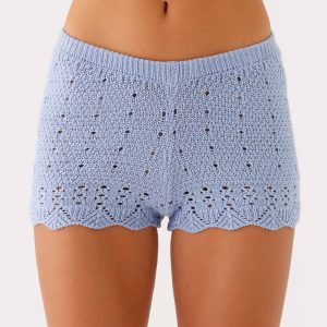 Oakley Low Rise Mini Shorts - Blue