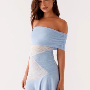 Ocean Road Mini Dress - Blue