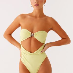 Ocean Tempest One Piece Swimsuit - Lime
