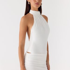 On My Way Mini Dress - White