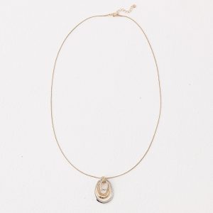 On The Low Necklace - Two Tone
