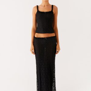 Ophira Maxi Skirt - Black