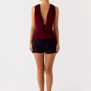 Oracle Top - Plum