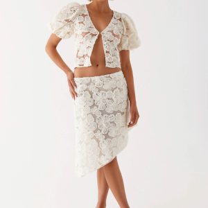 Orchid Breeze Top - Ivory