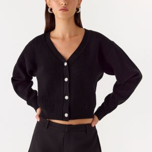 Orla Knit Sweater - Black