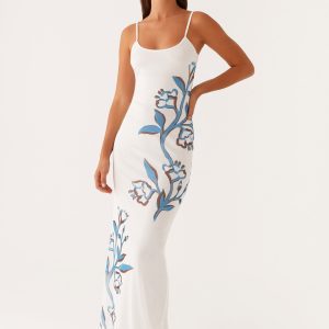 Orla Maxi Dress - Blue Floral
