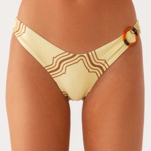 Oudre Bikini Bottoms - Tidal Print