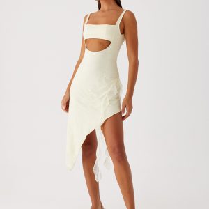 Patricia Midi Dress - Yellow