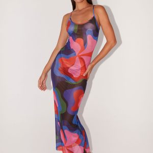 Love On The Run Maxi Dress - Floral Fantasy