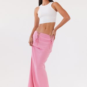 Chella Tie Up Skirt - Pink
