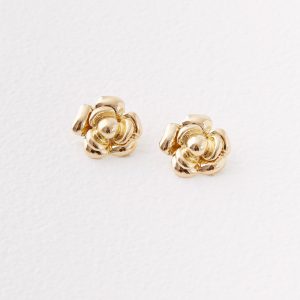 Pretty In Bloom Earrings - Gold