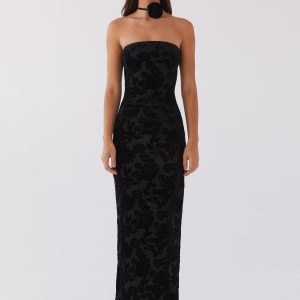 Trouble Love Maxi Dress - Black