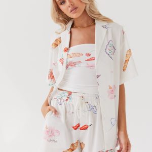 Sweet Relief Linen Shorts - Banchetto