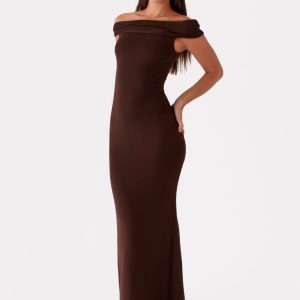 Marilyn Maxi Dress - Chocolate