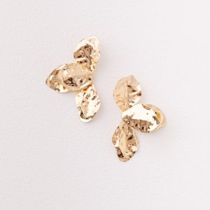 Stonelet Statement Earrings - Gold