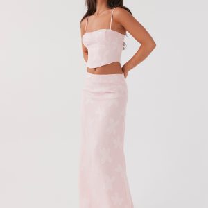 Best Love Maxi Skirt - Pink Petal