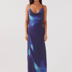 Astra Maxi Dress - Cyber Rose