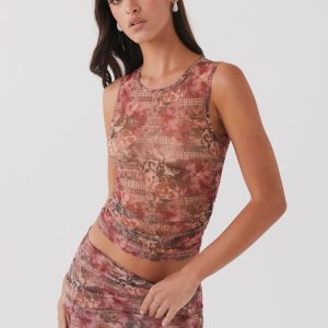 Love Child Mesh Tank Top - Palais Floral