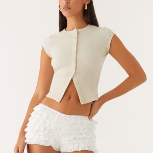 Pixie Bloomer Shorts - White