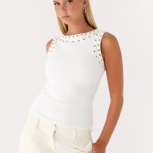 Play For It Top - Ivory