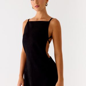 Play With Fire Mini Dress - Black