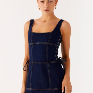 Preston Mini Dress - Indigo