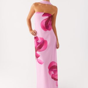 Prim Maxi Dress - Pastel Pink