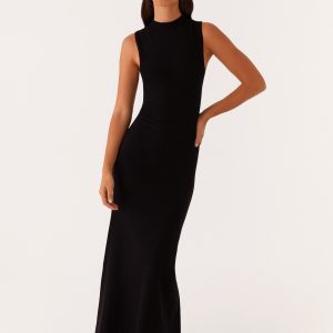 Prove It Knit Maxi Dress - Black