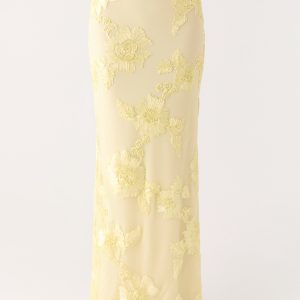 Radiate Maxi Skirt - Yellow