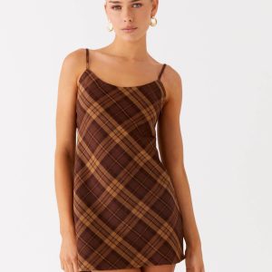 Radio Star Mini Dress - Plaid