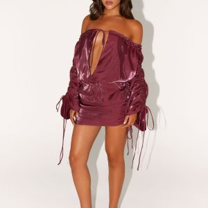 Reeve Mini Dress - Mulberry