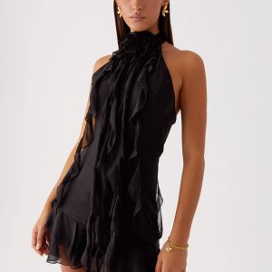 Regent Mini Dress - Black