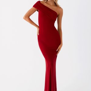 Reine Maxi Dress - Red