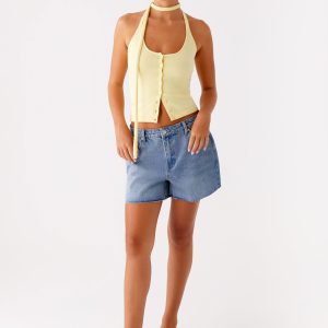 Roland Denim Shorts - Blue