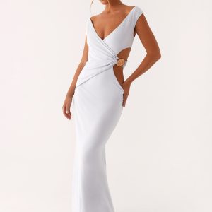 Romane Maxi Dress - Pale Blue