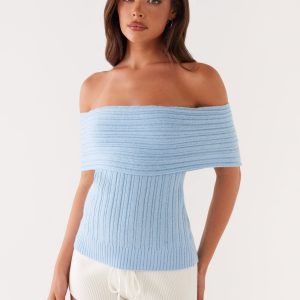 Rosen Knit Top - Blue