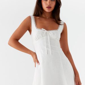 Rowena Mini Dress - White