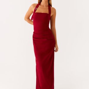 Rumour Has it Maxi Dress - Red