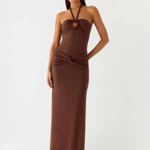Sacred Maxi Dress - Chocolate
