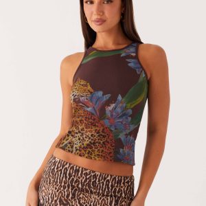 Safari Tank - Chocolate