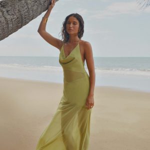 Samoa Maxi Dress - Lime