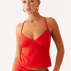 Sangria Top - Tomato