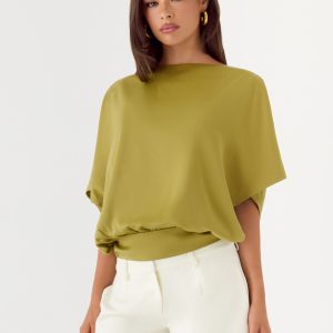 Serena Top - Fern Green