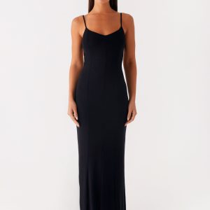 Serene Escape Maxi Dress - Black