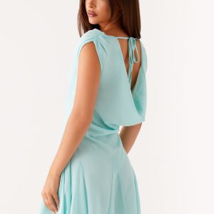 Shayla Mini Dress - Turquoise