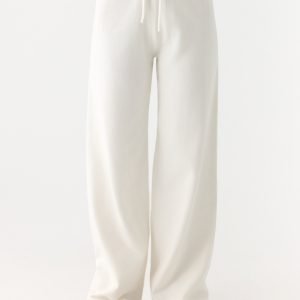 Sherlee Knit Pants - White